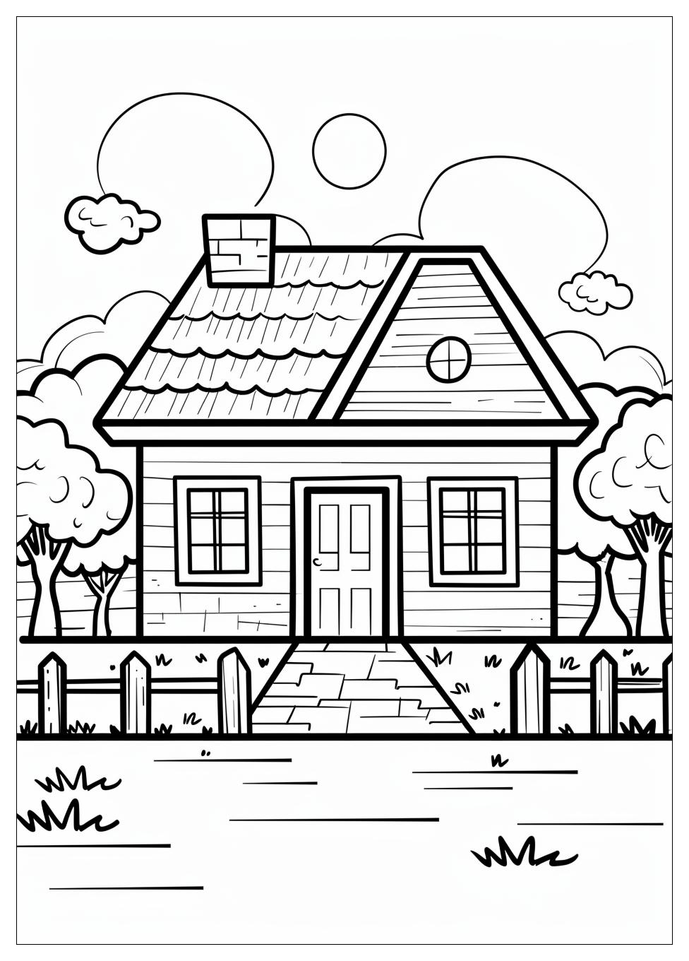 Inside House Coloring Pages-10