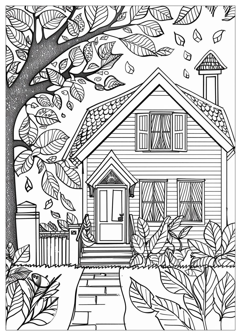 Inside House Coloring Pages-17