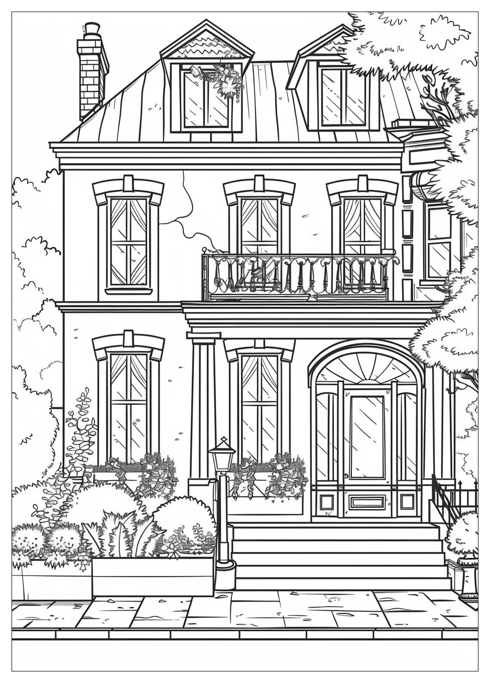 Inside House Coloring Pages-19