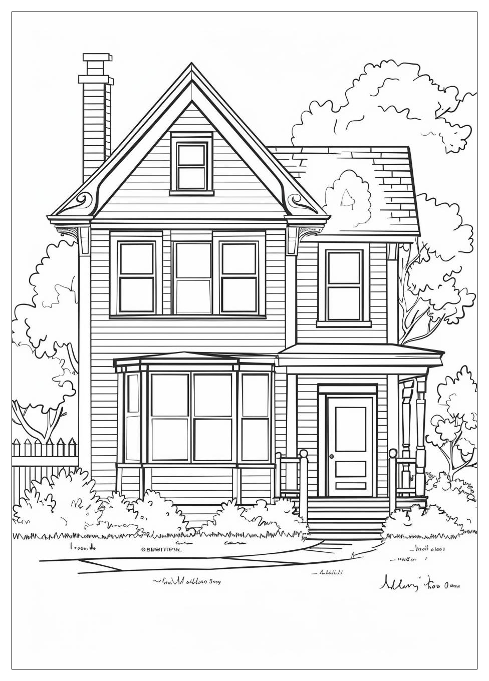 Inside House Coloring Pages-4
