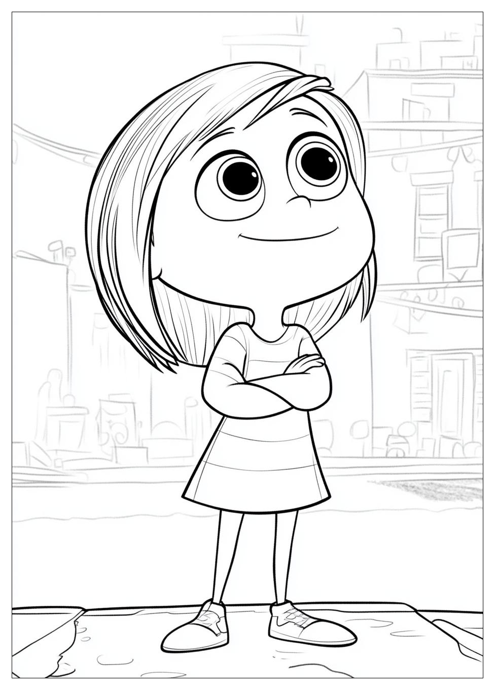 Inside Out Coloring Pages-11