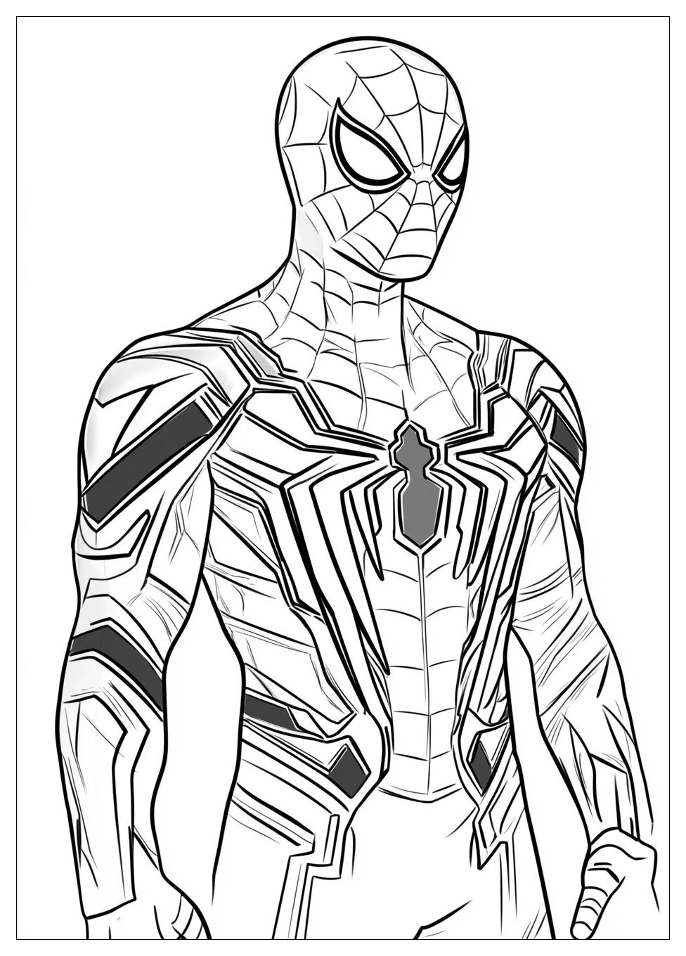 Iron Spider Coloring Pages-1