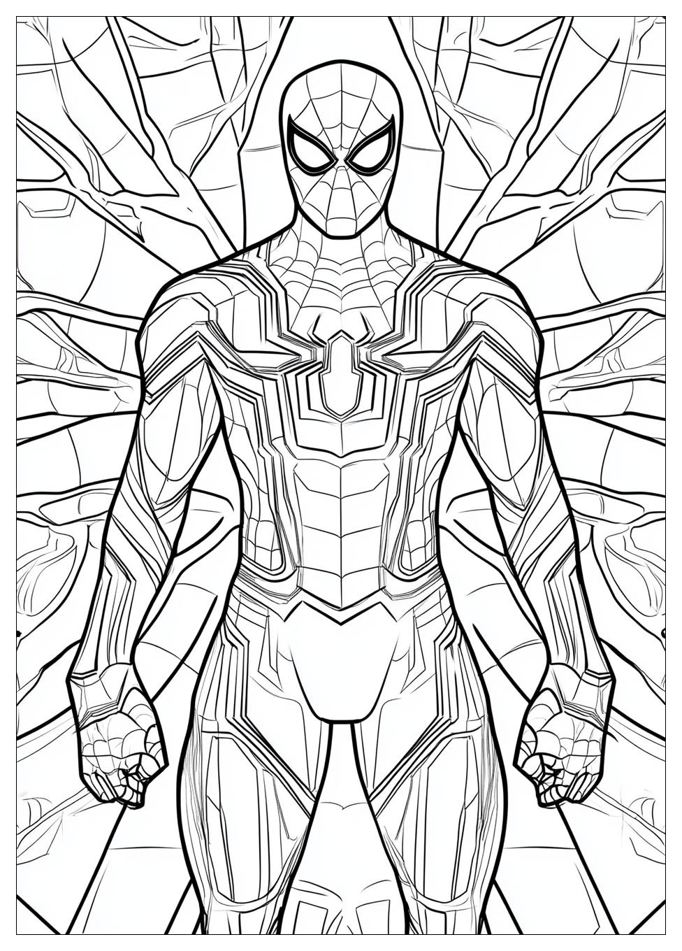 Iron Spider Coloring Pages-10