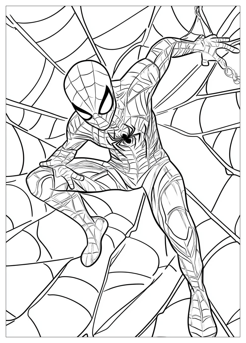 Iron Spider Coloring Pages-11