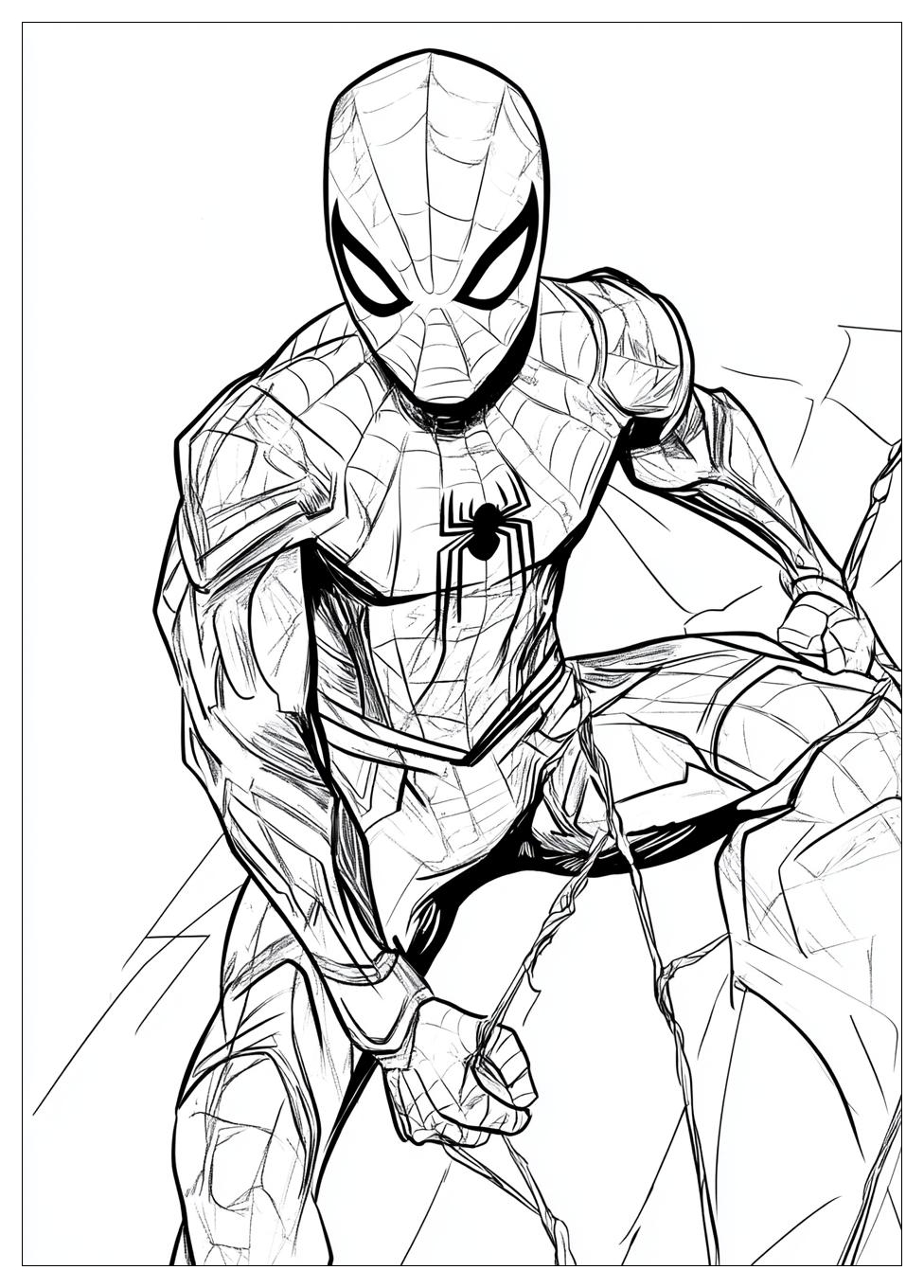 Iron Spider Coloring Pages-13