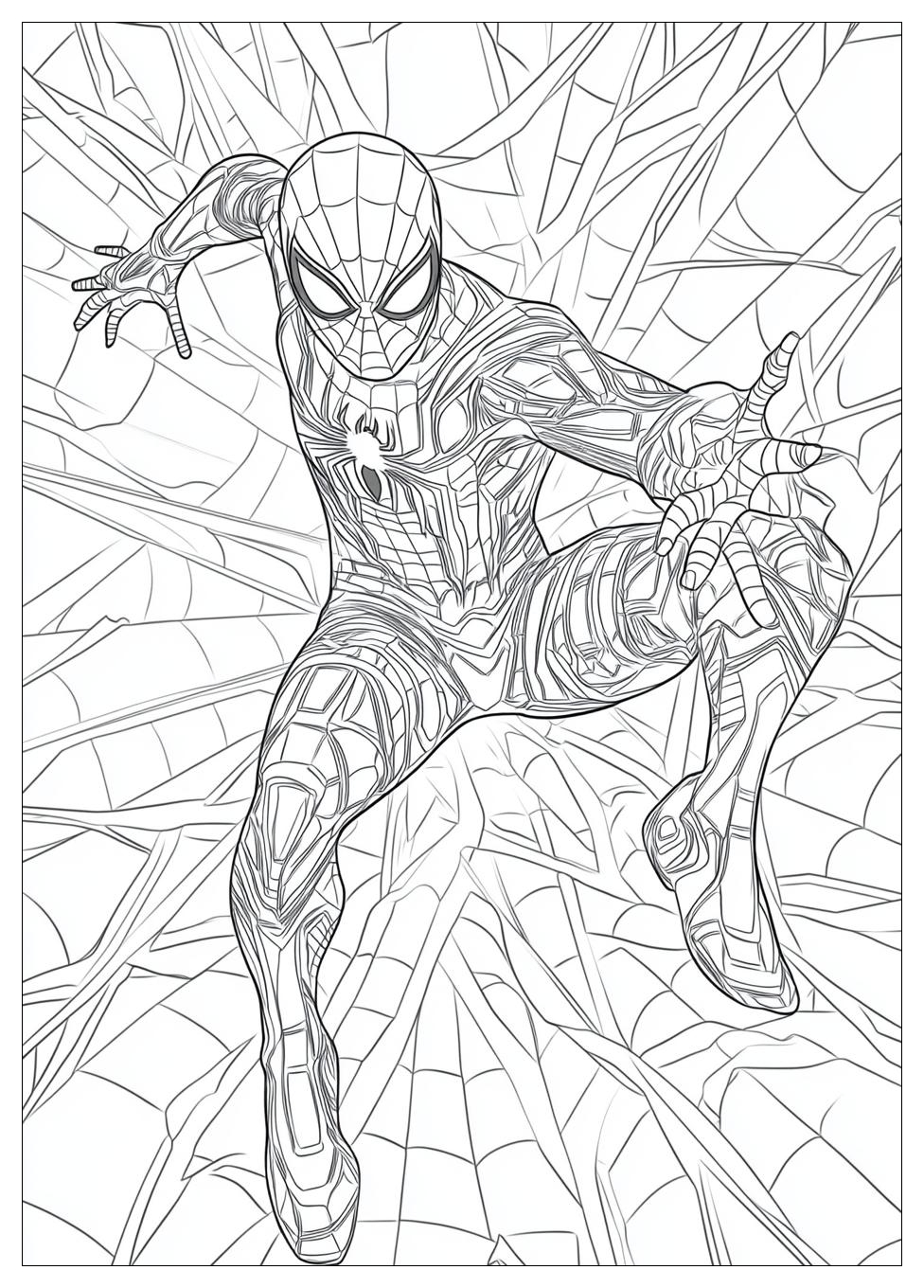 Iron Spider Coloring Pages-17