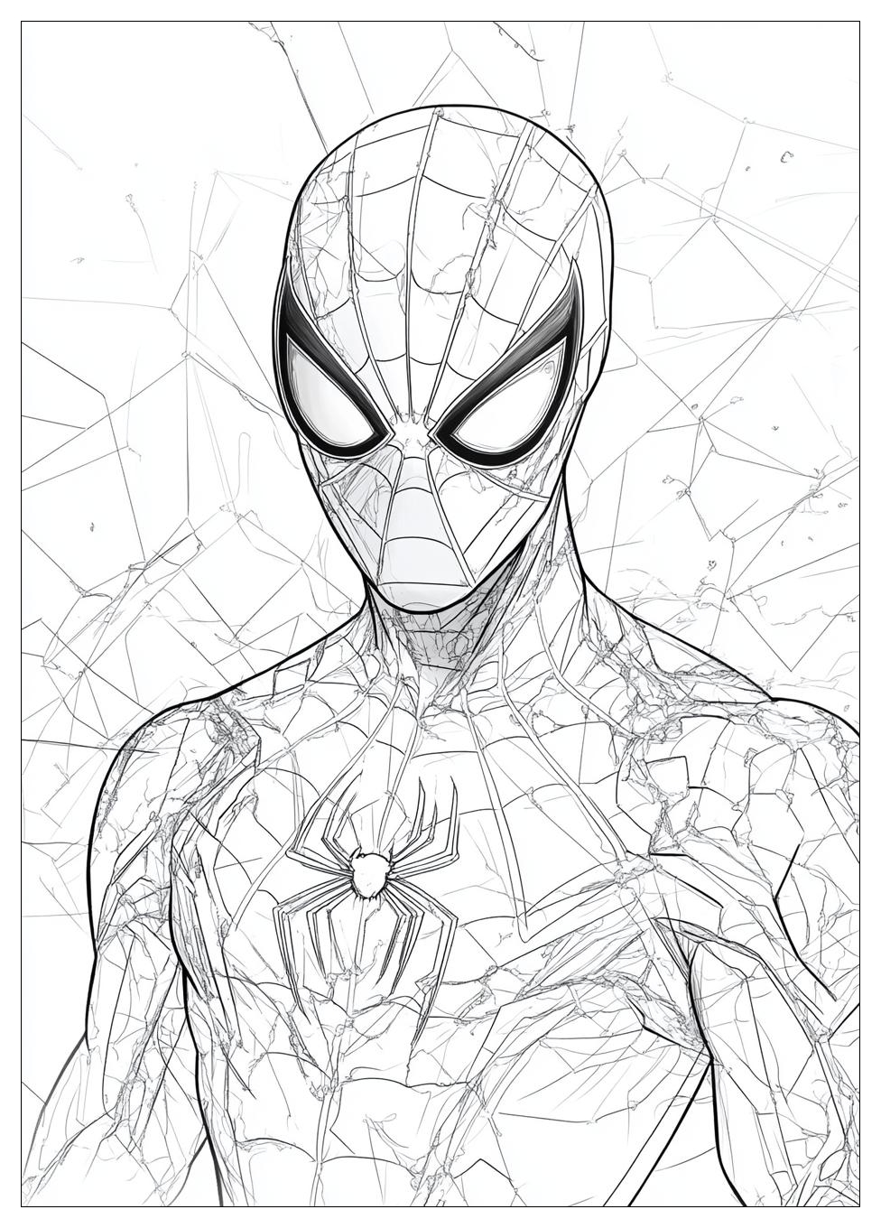 Iron Spider Coloring Pages-18