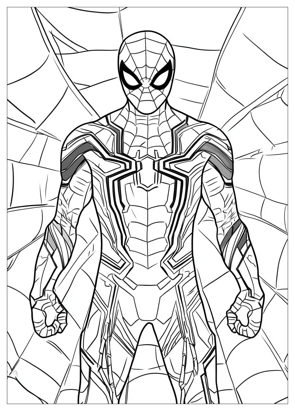 Iron Spider Coloring Pages-7