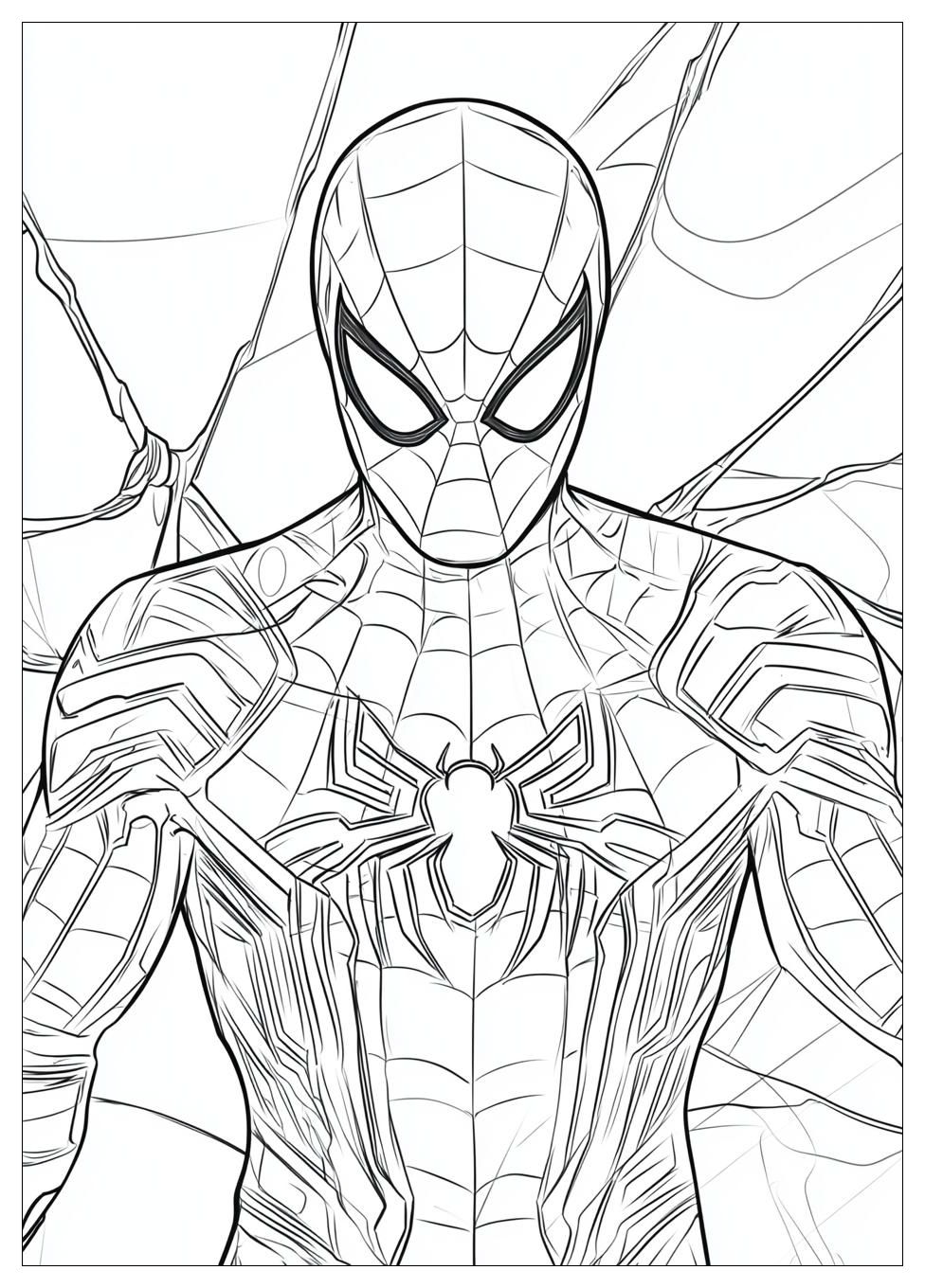 Iron Spider Coloring Pages-8