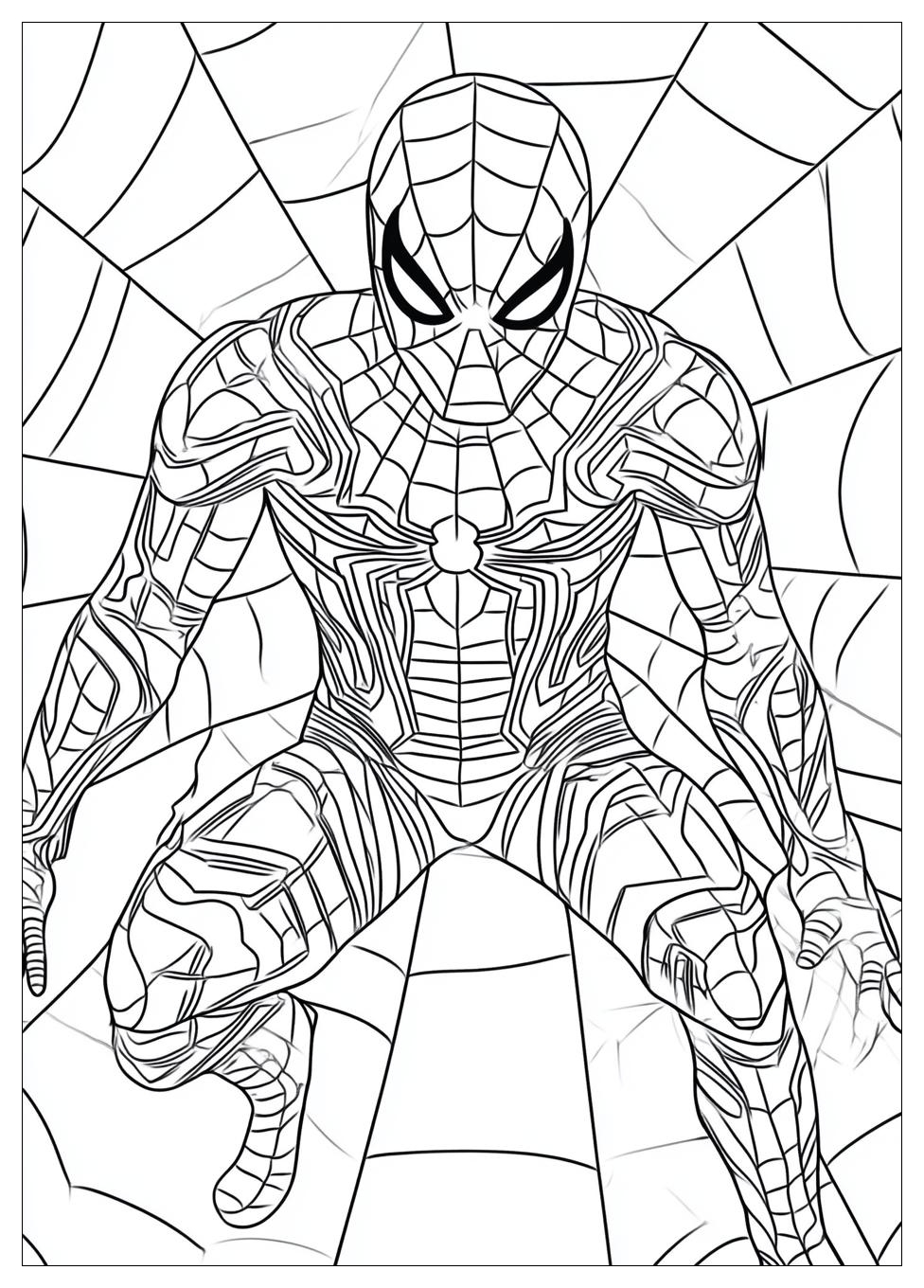 Iron Spider Coloring Pages-9