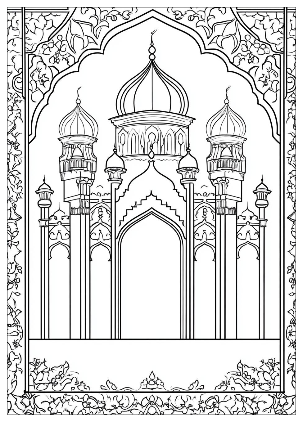 Islamic Coloring Pages-10