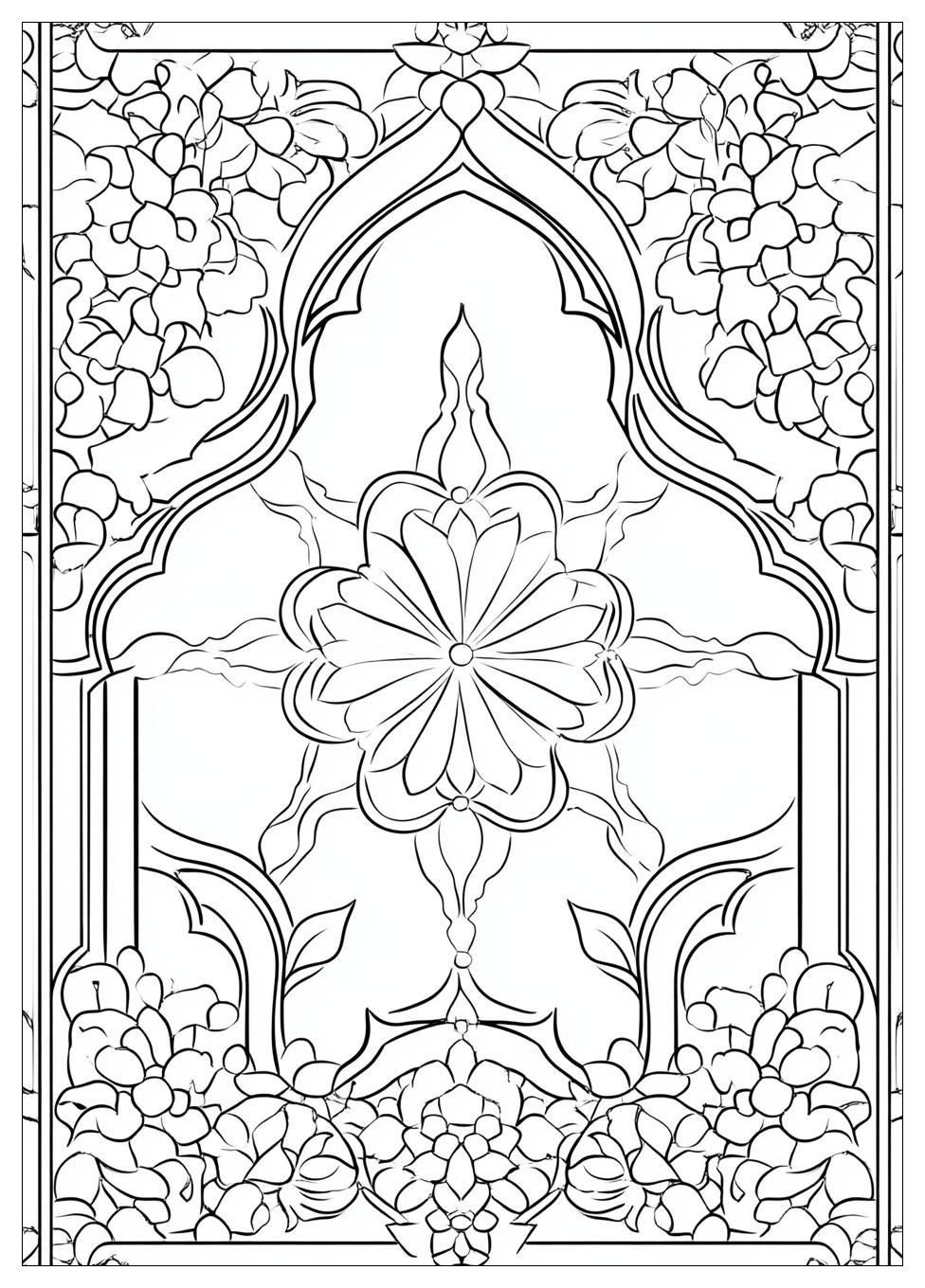 Islamic Coloring Pages-15