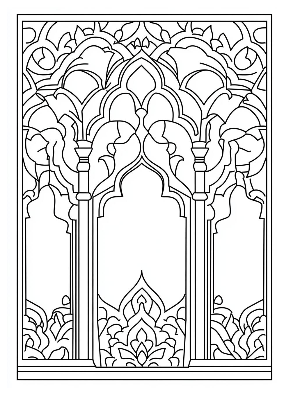 Islamic Coloring Pages-4