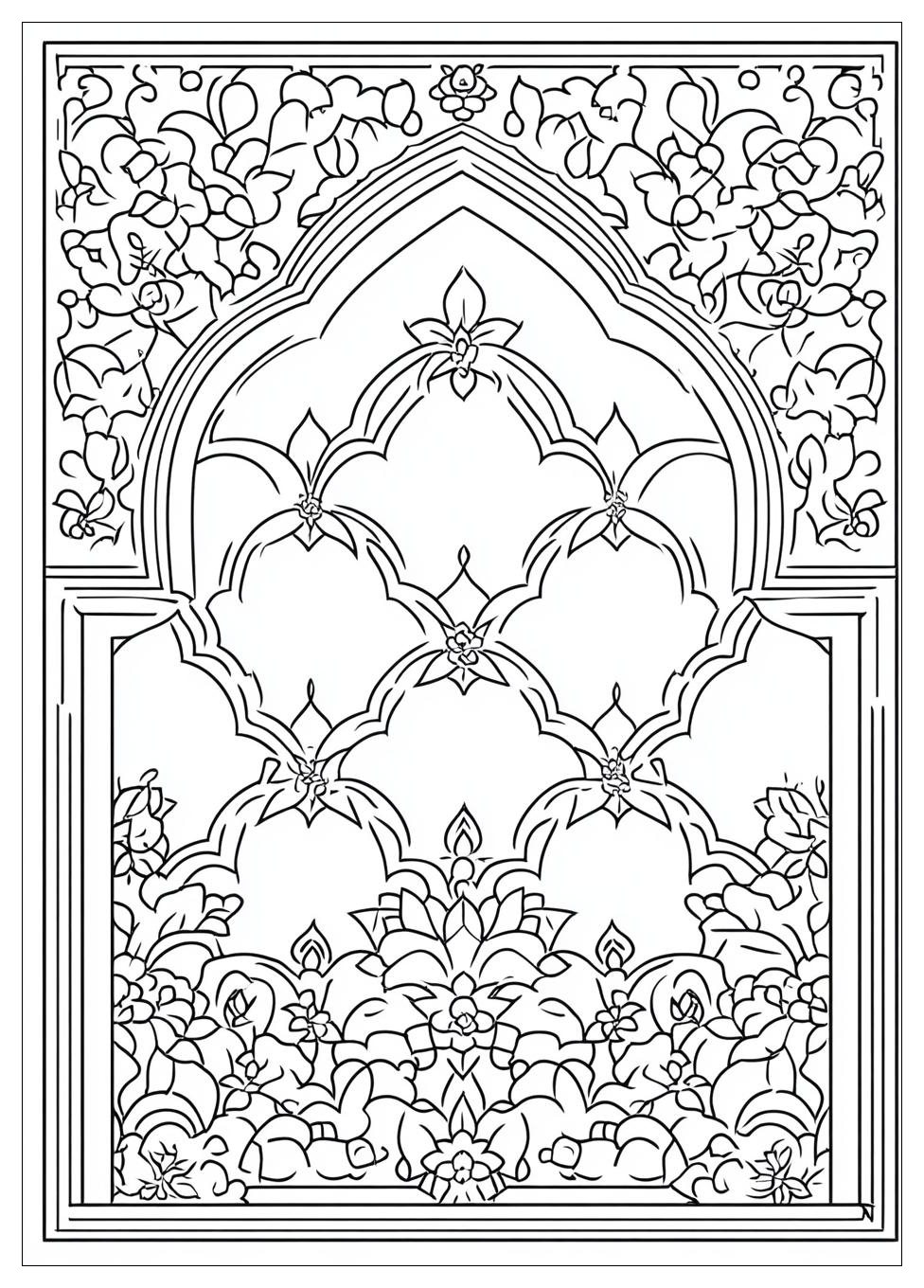 Islamic Coloring Pages-7