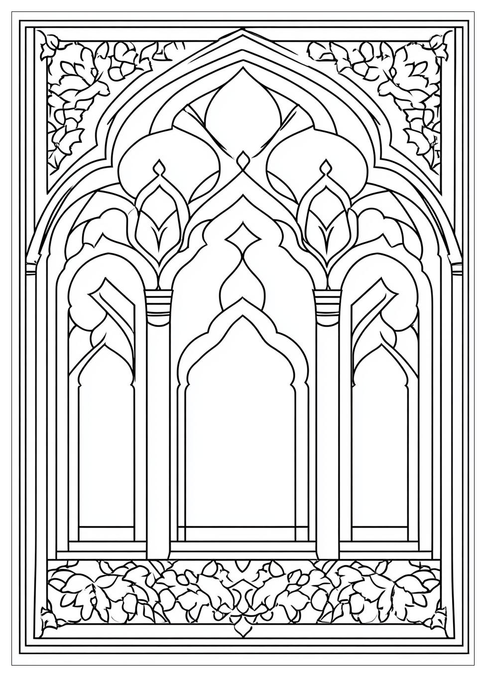 Islamic Coloring Pages-8