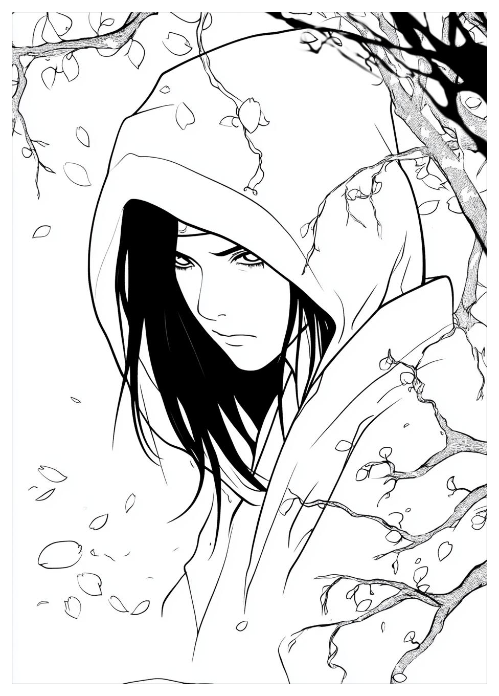 Itachi Coloring Pages-10