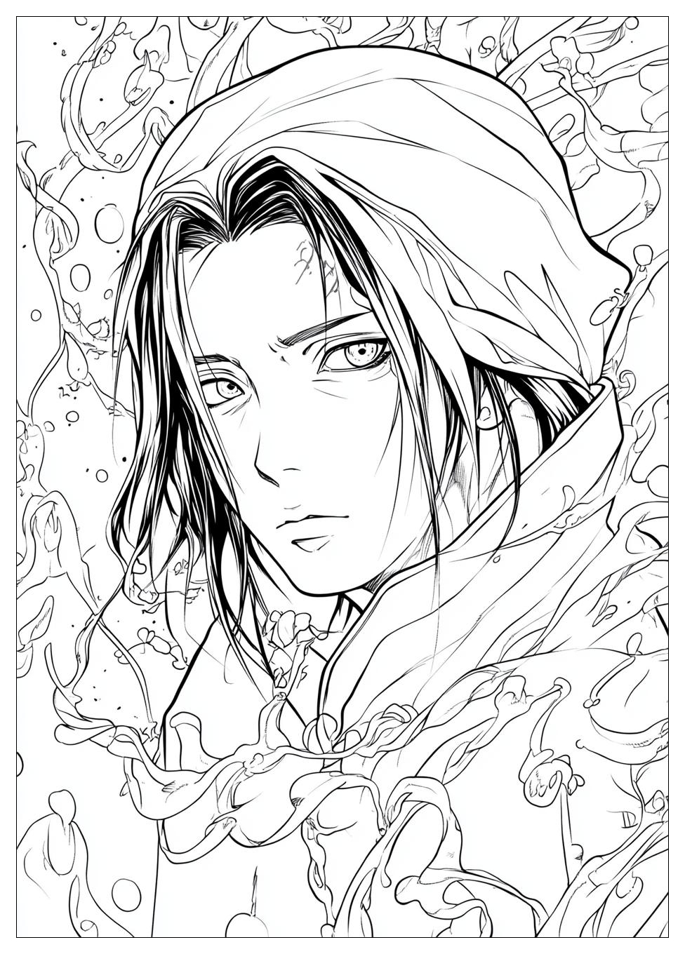 Itachi Coloring Pages-13