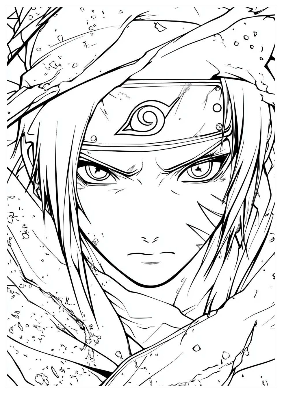 Itachi Coloring Pages-7
