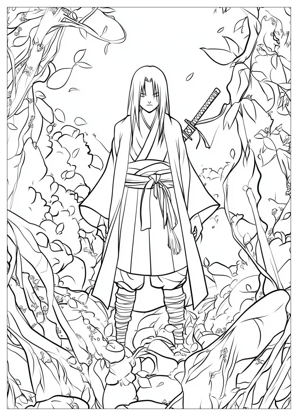 Itachi Coloring Pages-8