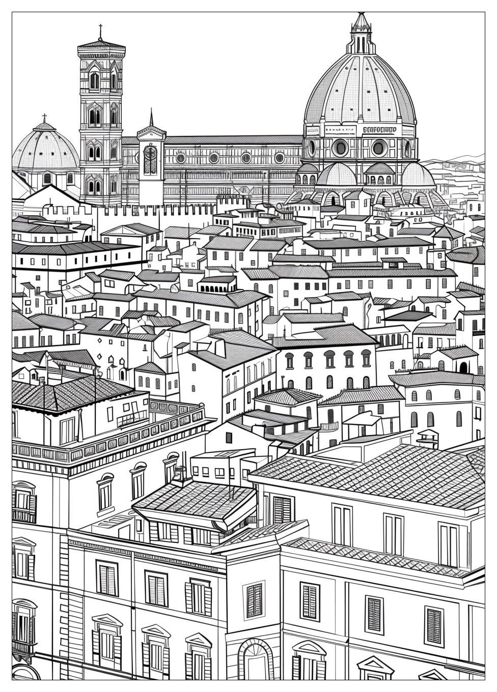 Italy Coloring Pages-16