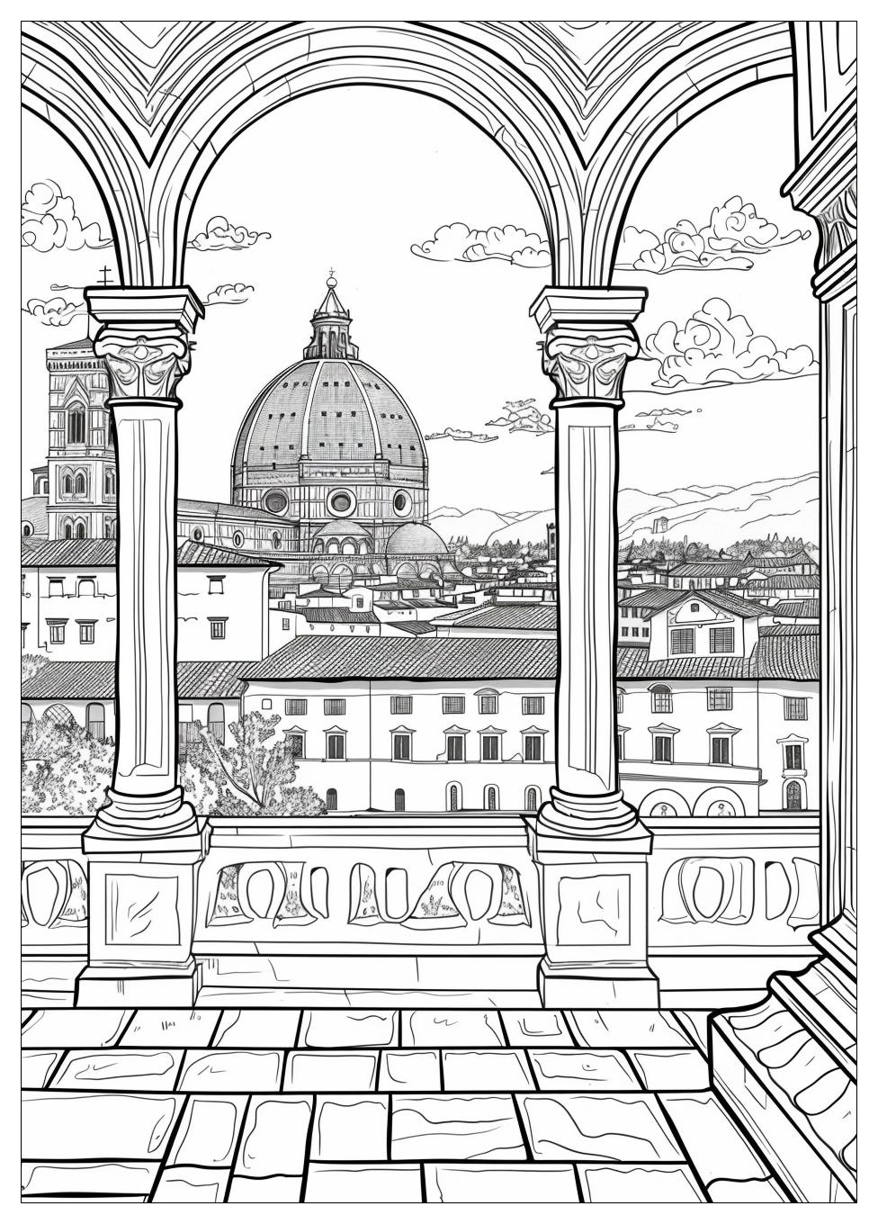 Italy Coloring Pages-18