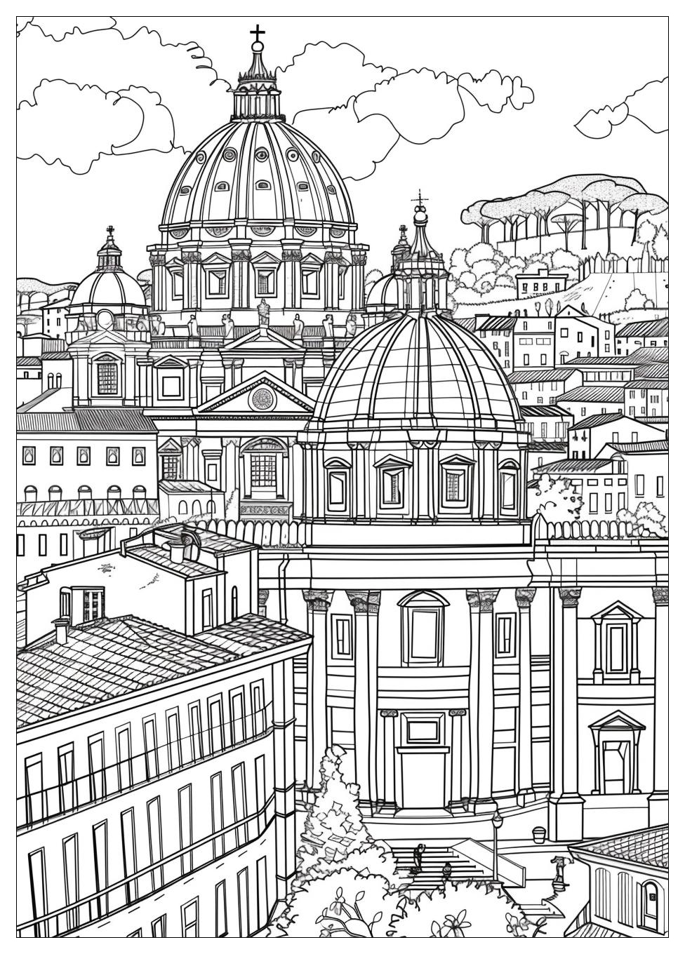 Italy Coloring Pages-6