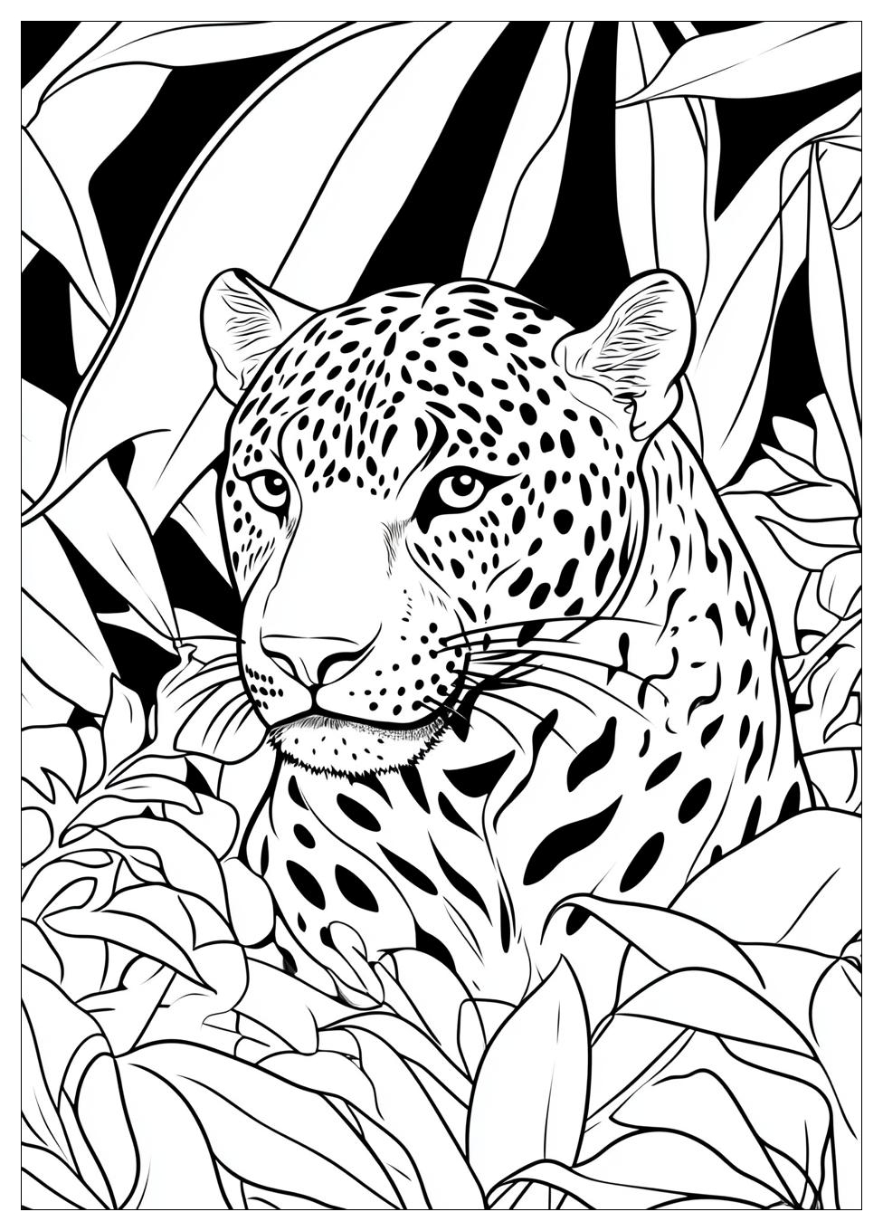 Jaguar Coloring Pages-13