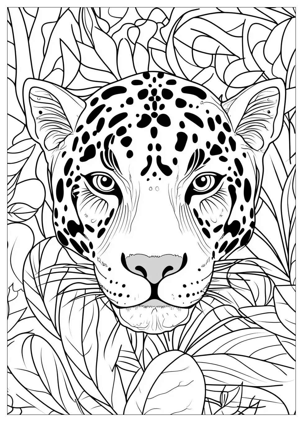 Jaguar Coloring Pages-14