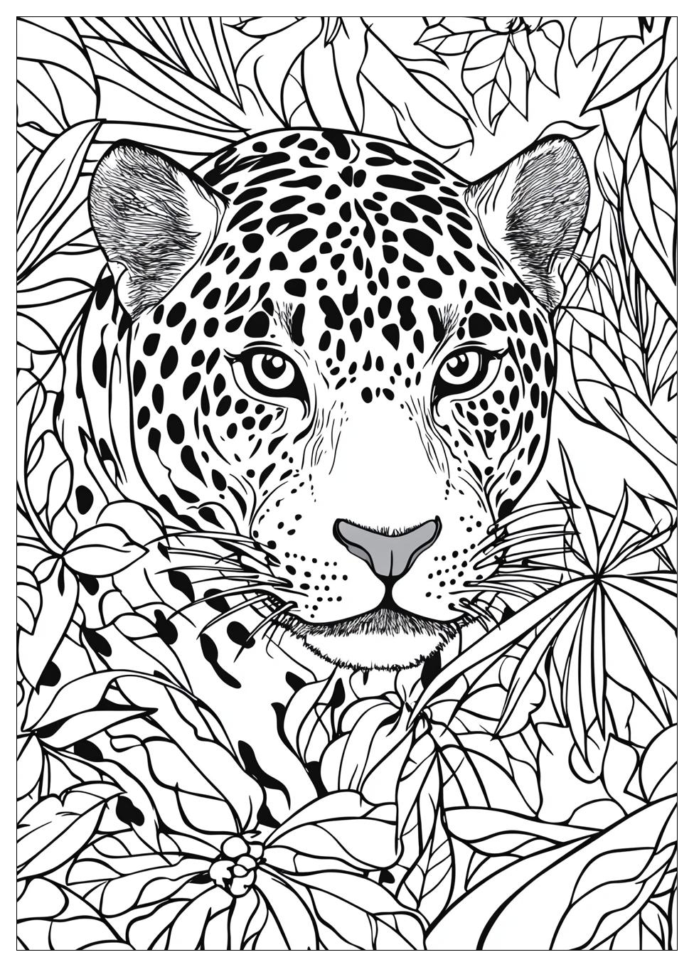 Jaguar Coloring Pages-17