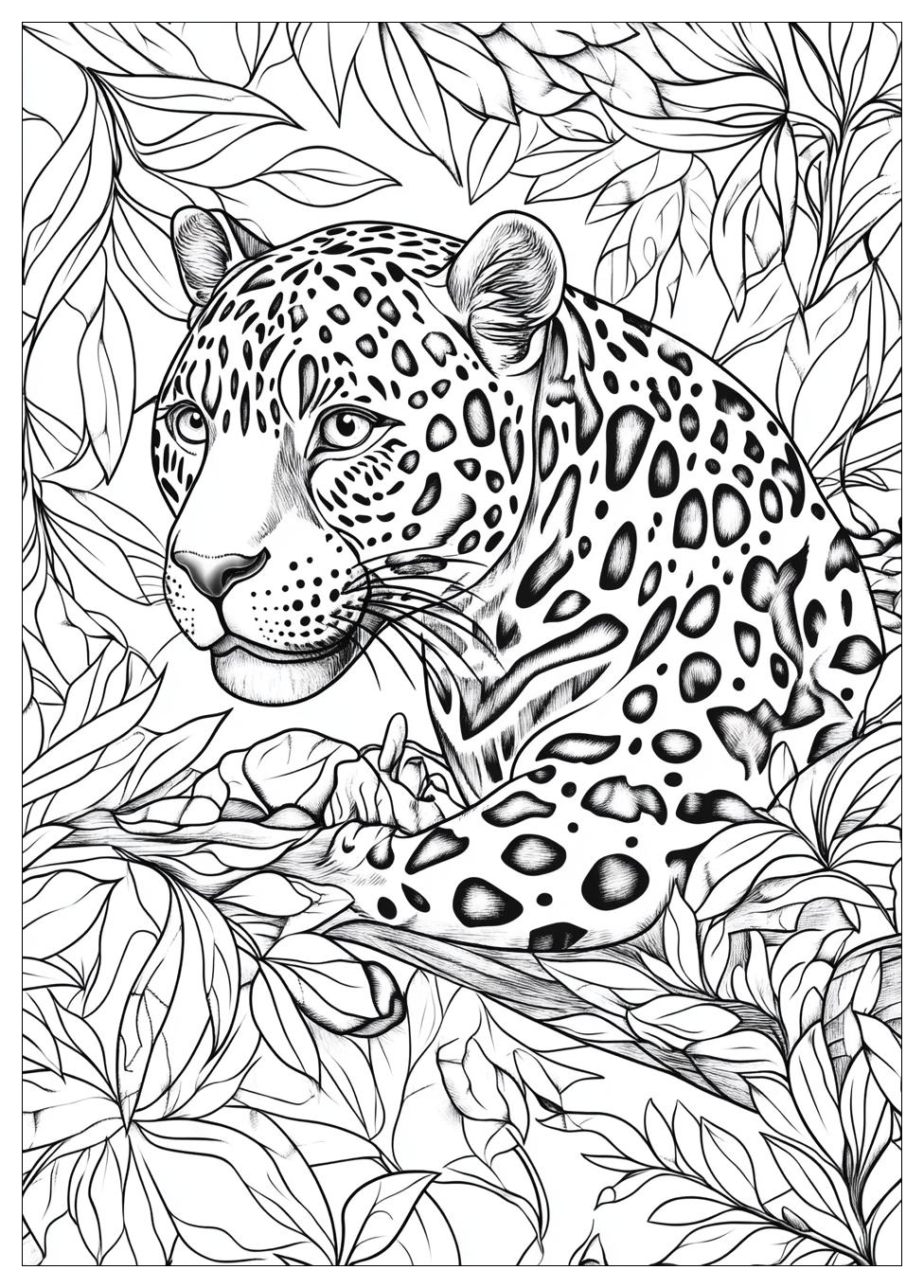 Jaguar Coloring Pages-18