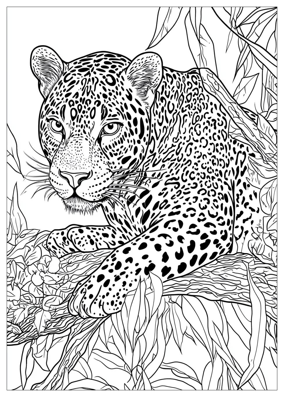 Jaguar Coloring Pages-19