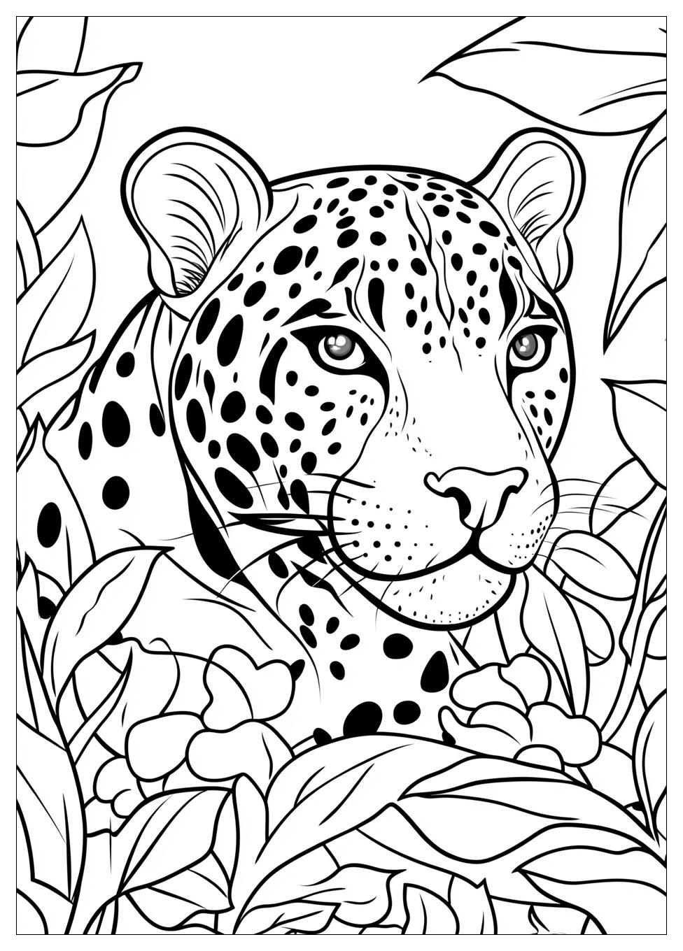 Jaguar Coloring Pages-2