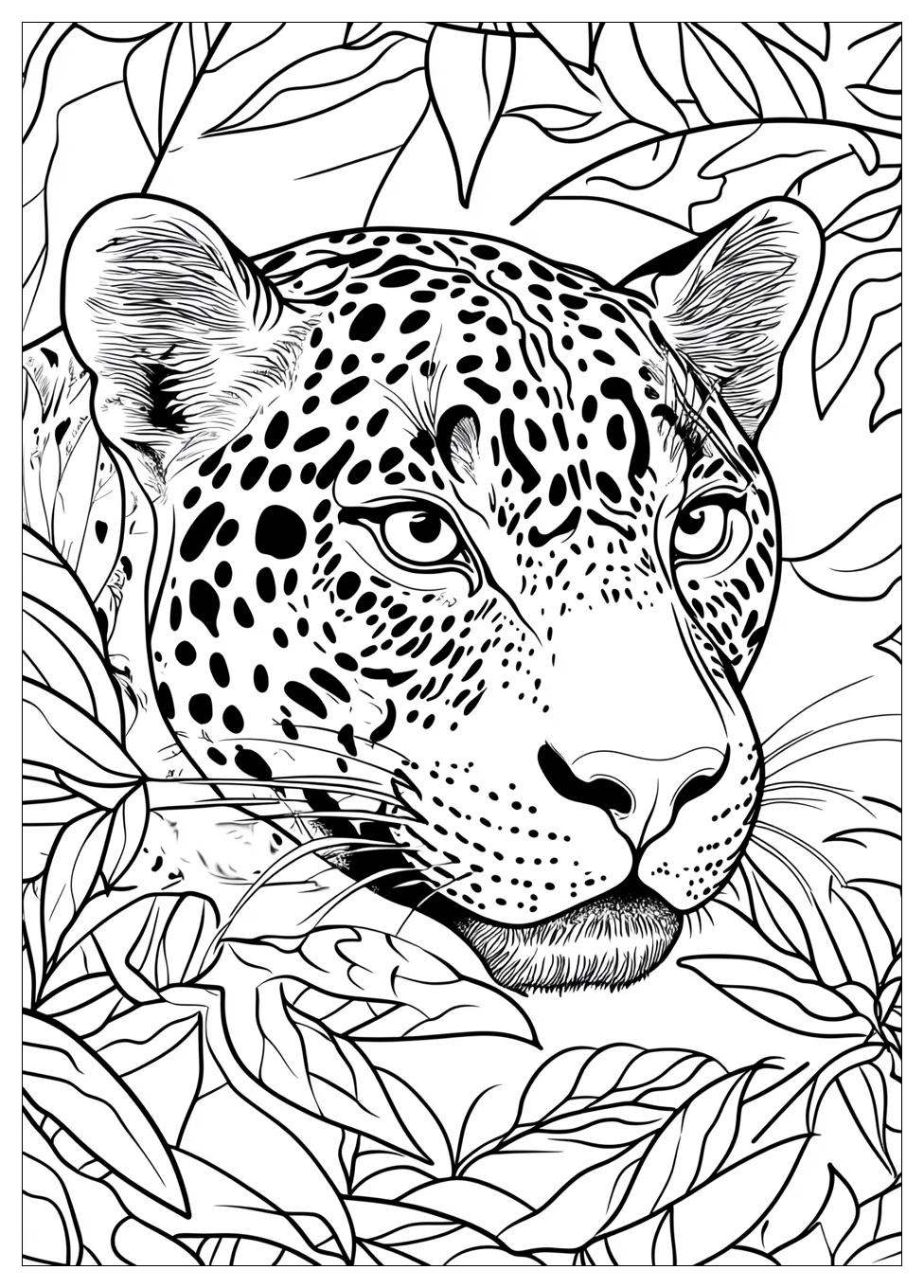 Jaguar Coloring Pages-20