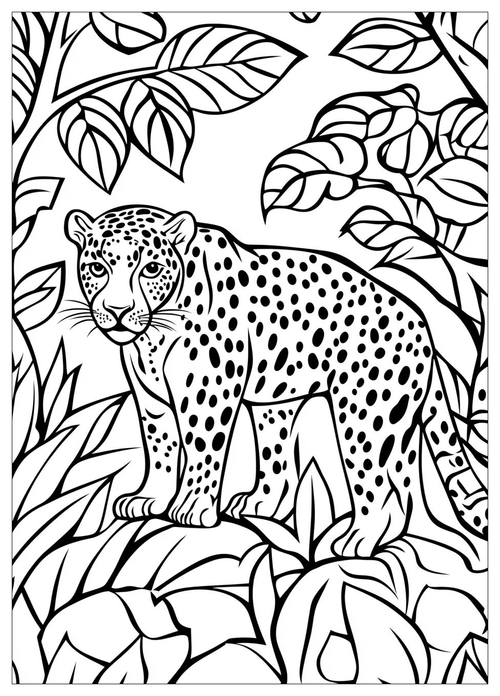 Jaguar Coloring Pages-3