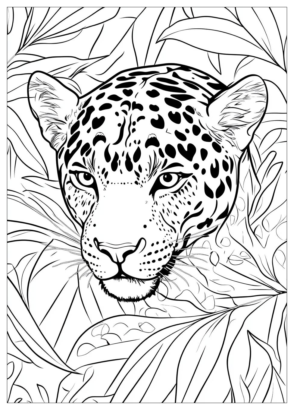 Jaguar Coloring Pages-4
