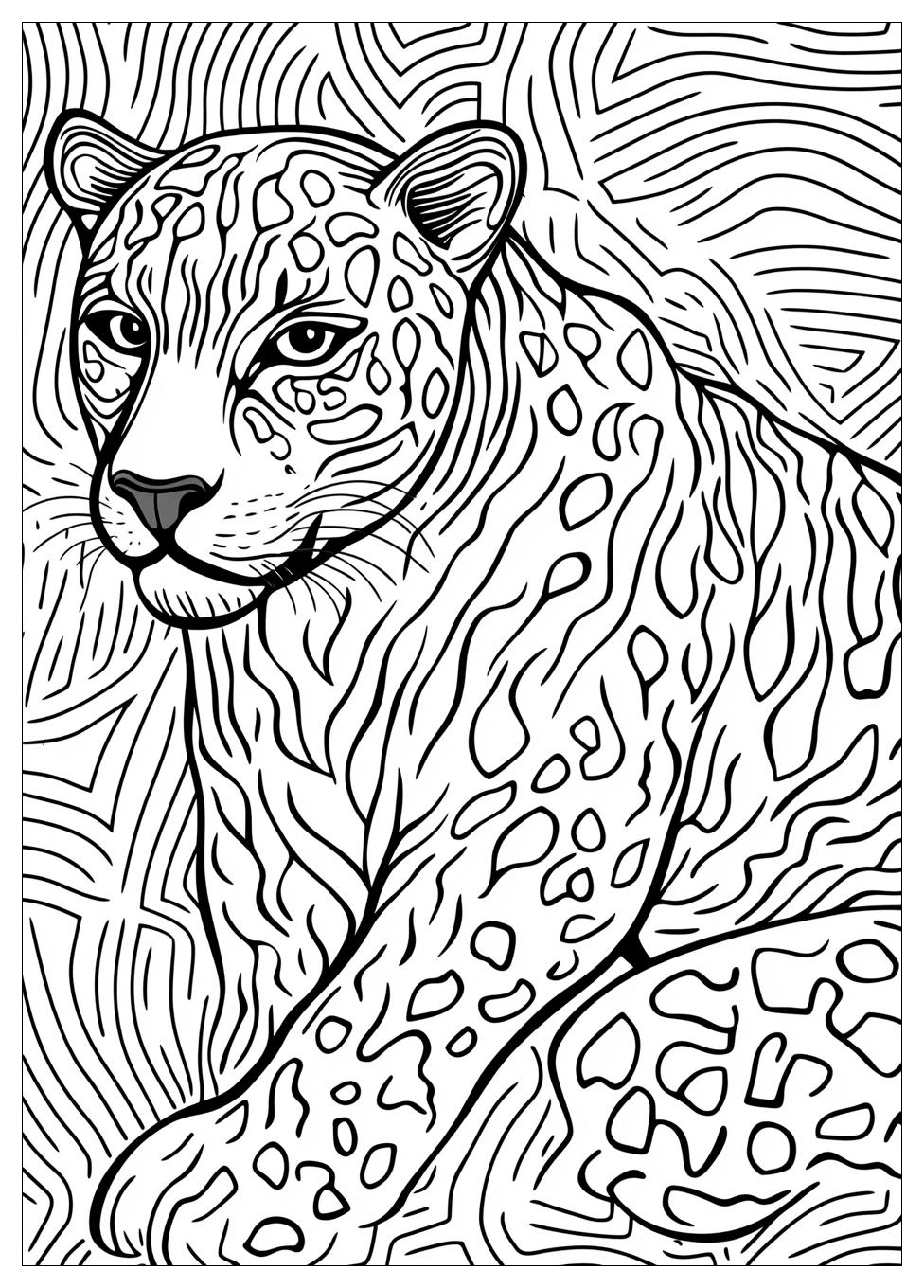Jaguar Coloring Pages-5