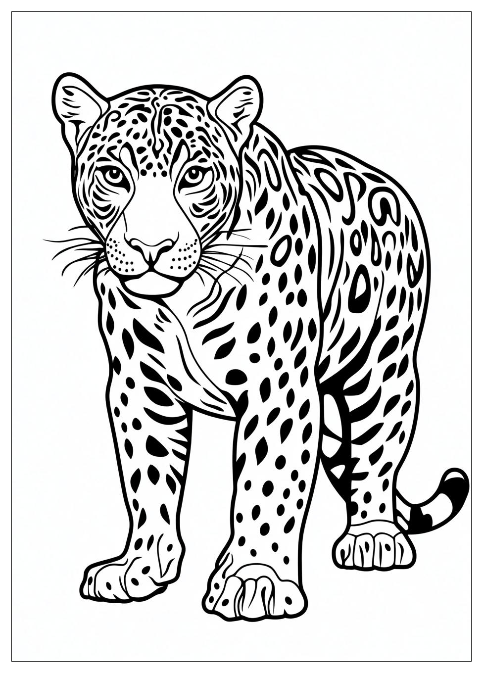 Jaguar Coloring Pages-6