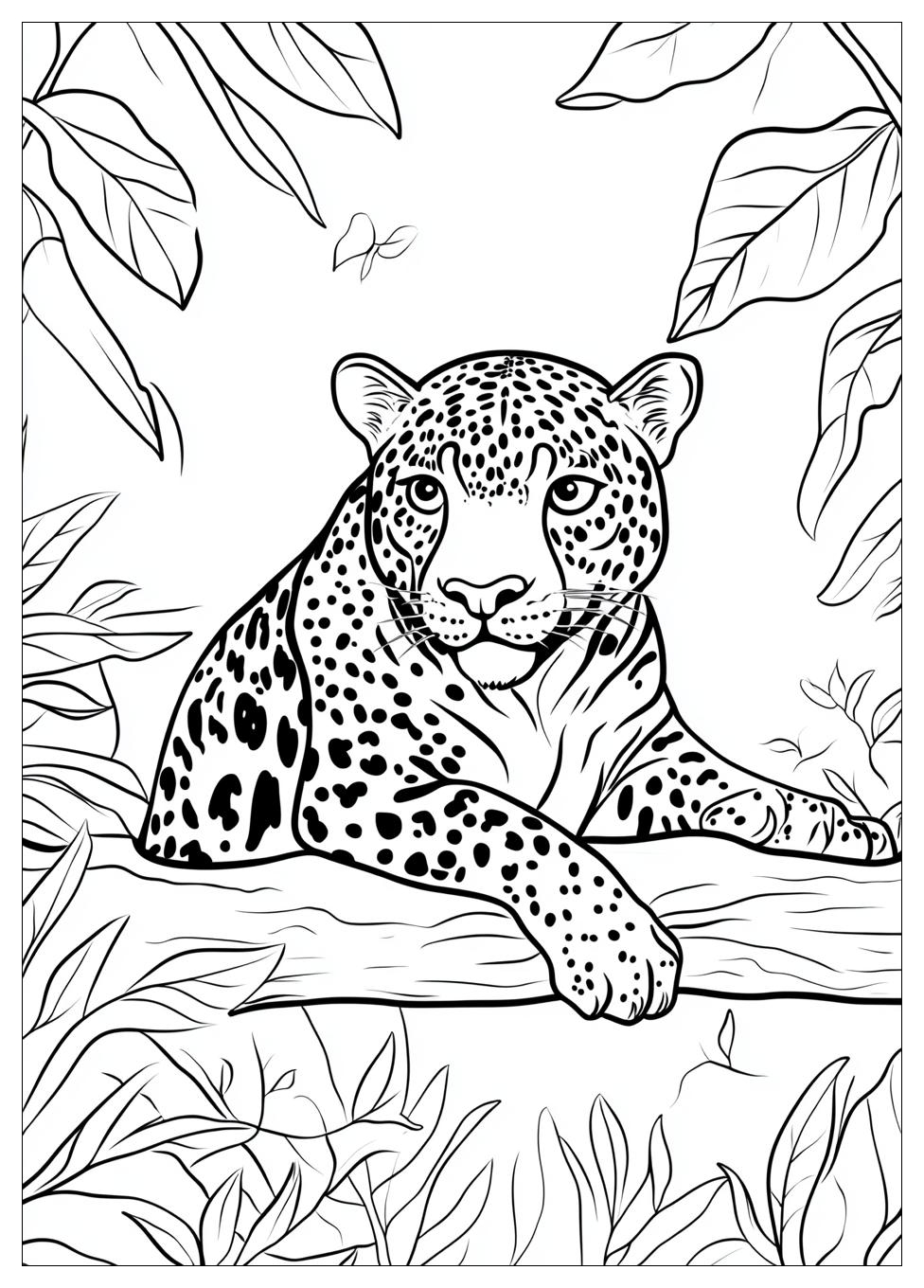 Jaguar Coloring Pages-7