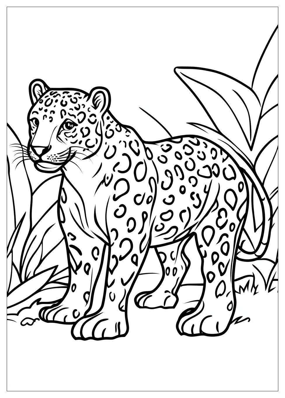 Jaguar Coloring Pages-8