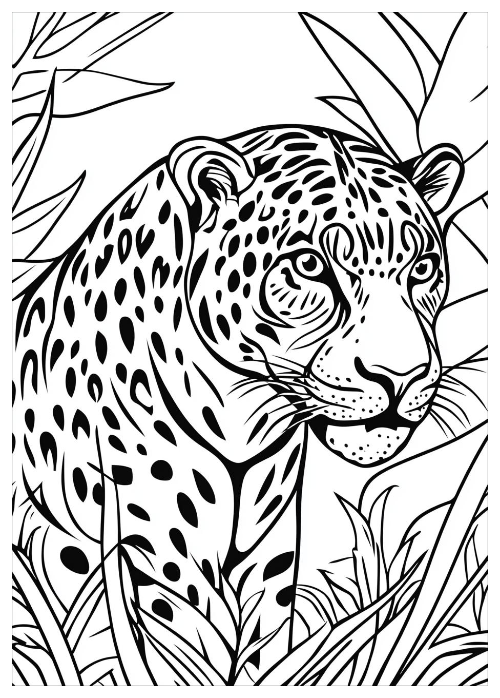 Jaguar Coloring Pages-9