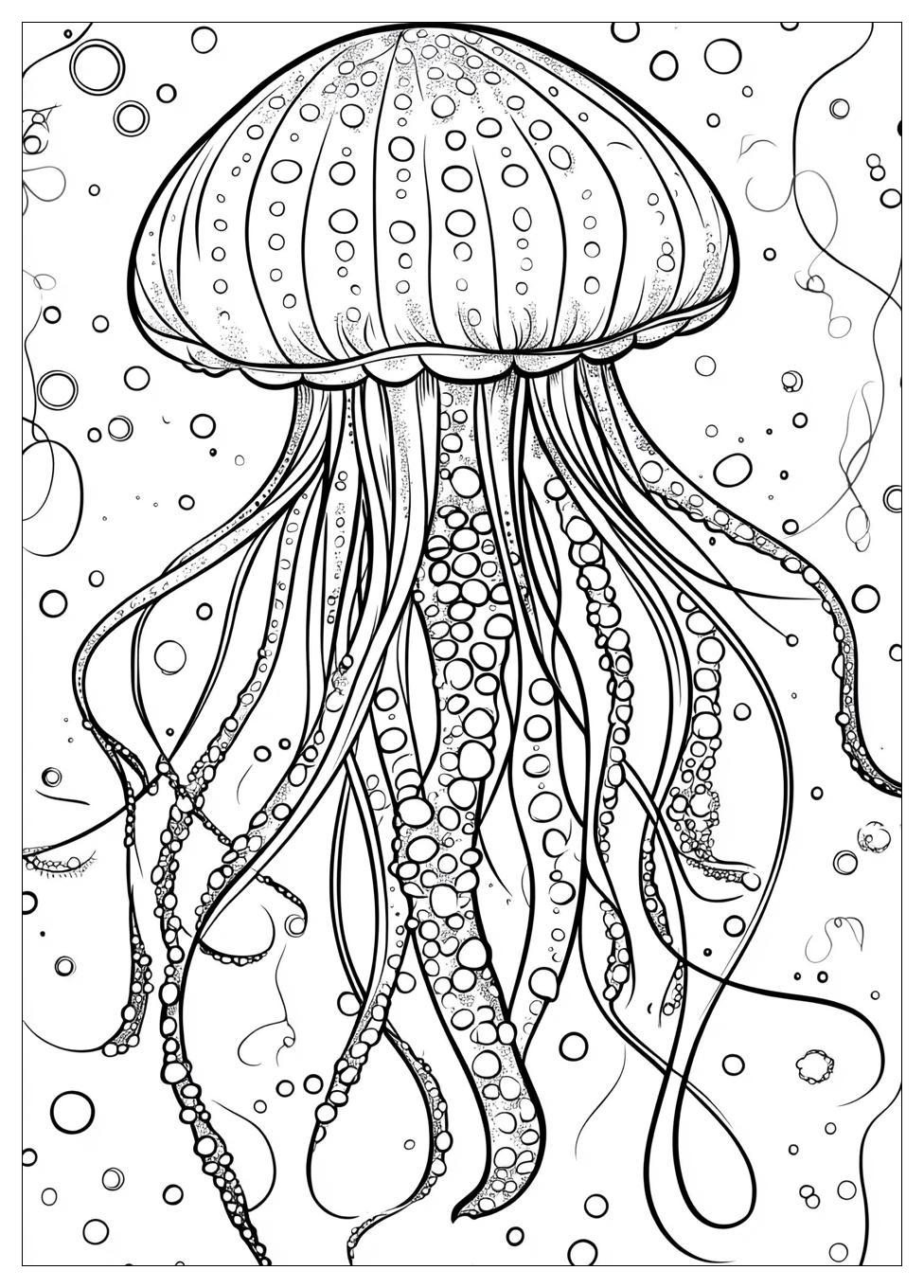 Free Printable Jellyfish Coloring Pages 11 Jellyfish Coloring Pages-11