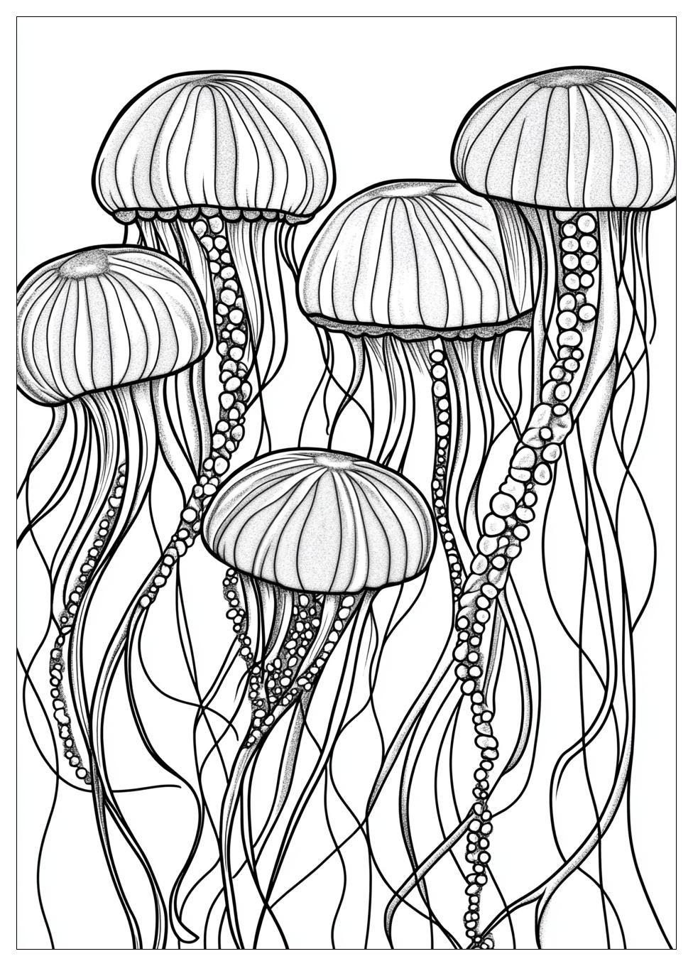 Free Printable Jellyfish Coloring Pages 16 Jellyfish Coloring Pages-16