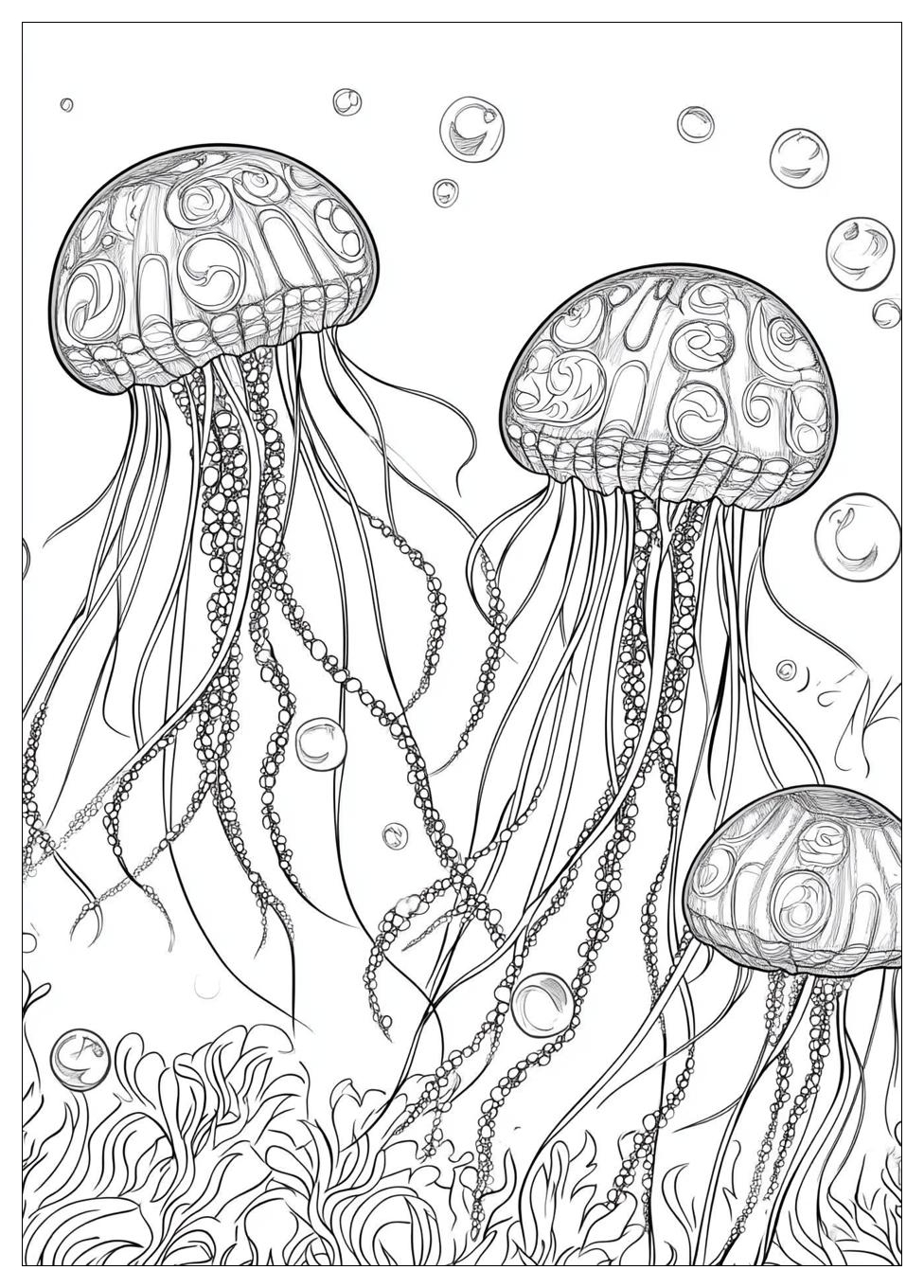 Free Printable Jellyfish Coloring Pages 19 Jellyfish Coloring Pages-19