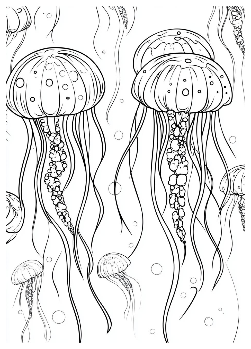 Free Printable Jellyfish Coloring Pages 2 Jellyfish Coloring Pages-2