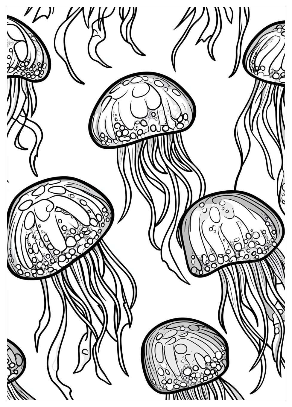 Free Printable Jellyfish Coloring Pages 7 Jellyfish Coloring Pages-7
