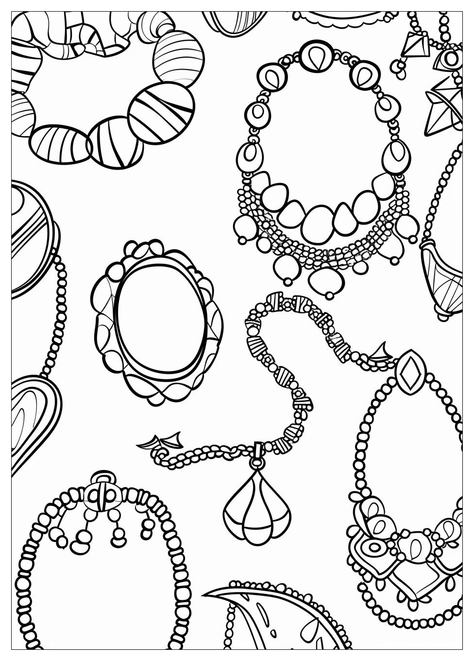 Jewelry Coloring Pages-1