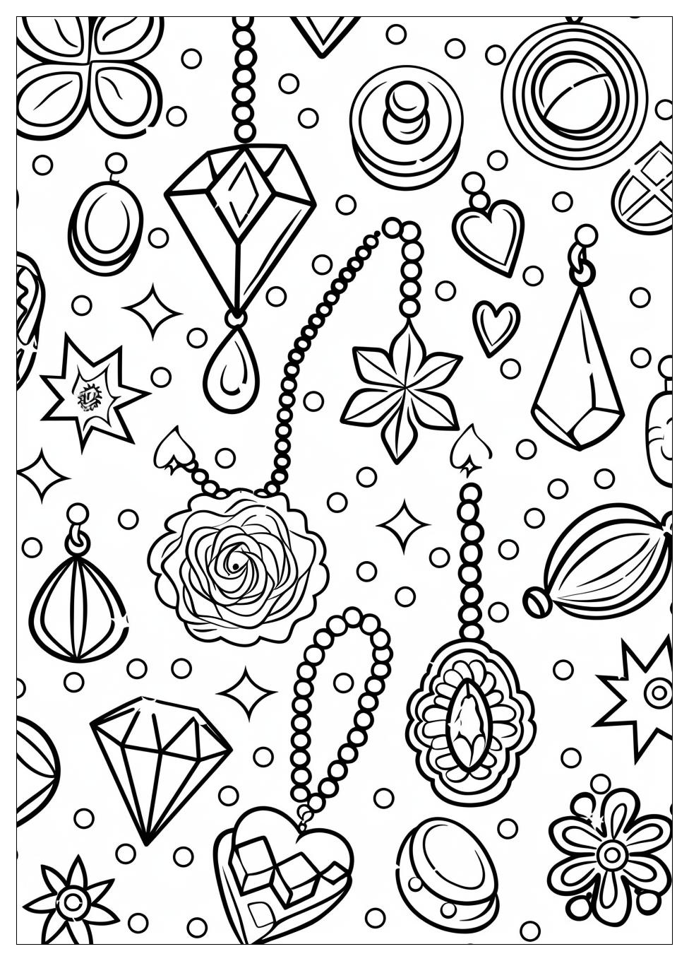 Jewelry Coloring Pages-2