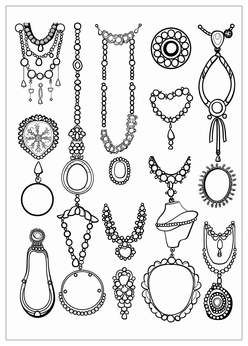 Jewelry Coloring Pages-3