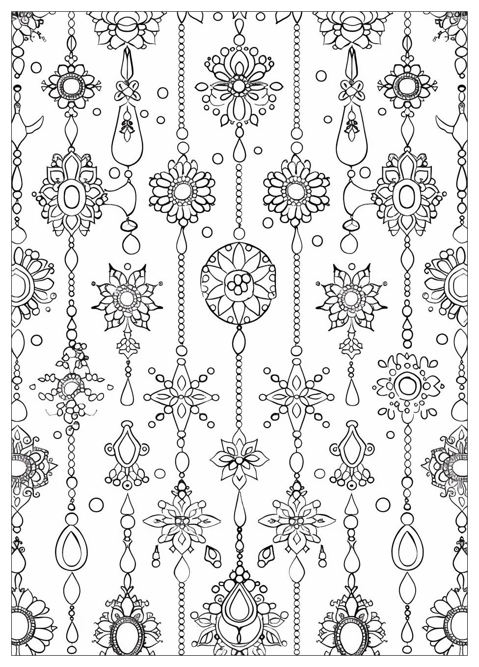 Jewelry Coloring Pages-4