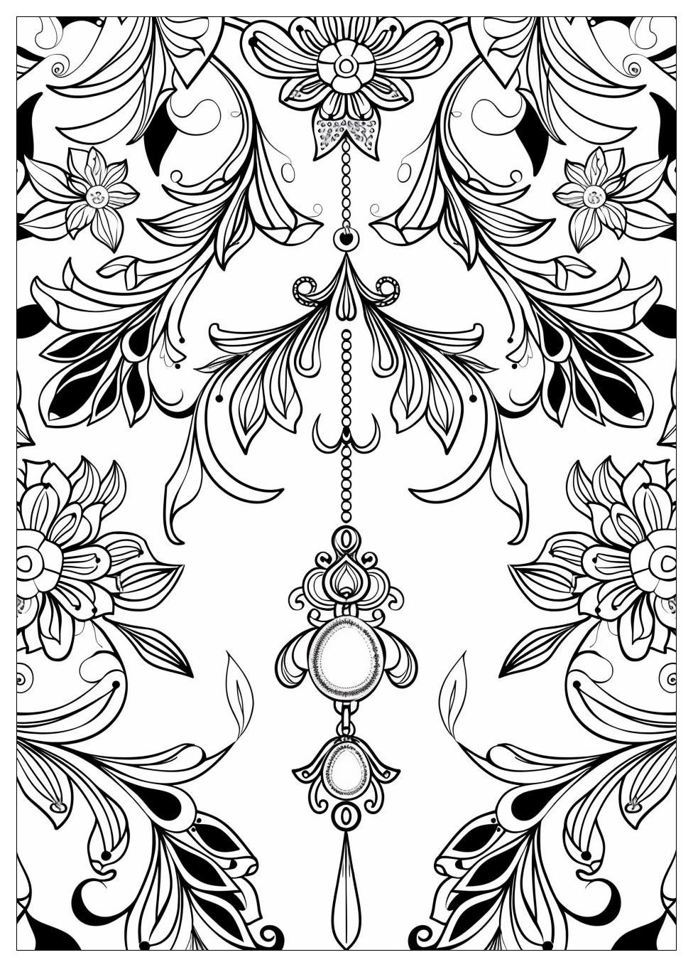 Jewelry Coloring Pages-8